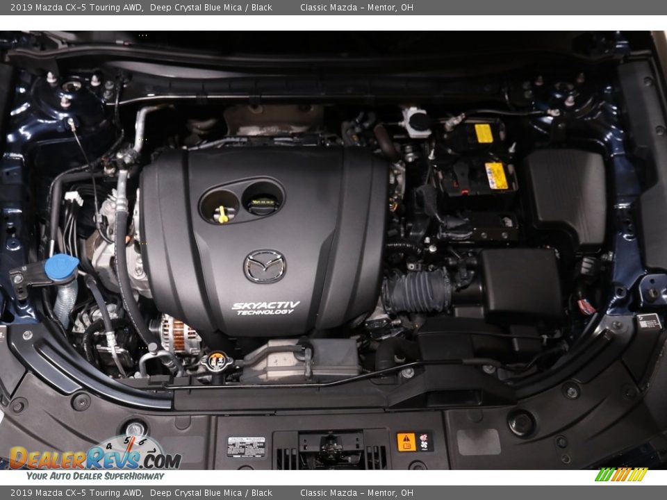 2019 Mazda CX-5 Touring AWD Deep Crystal Blue Mica / Black Photo #18