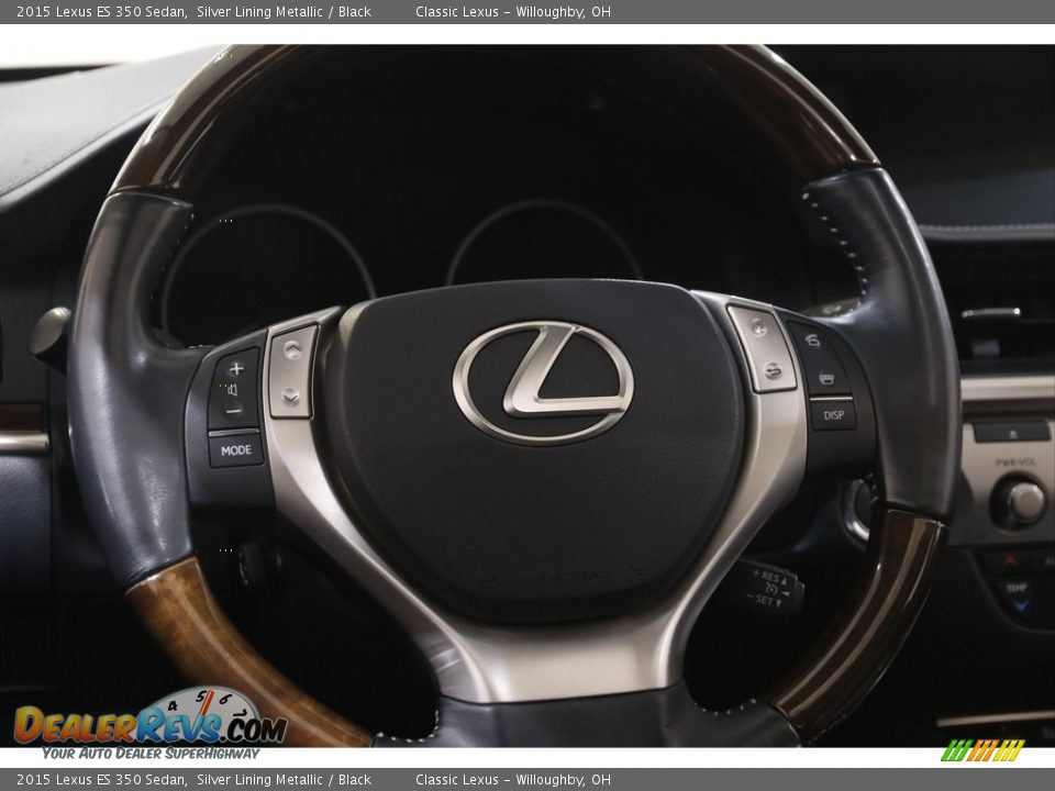 2015 Lexus ES 350 Sedan Silver Lining Metallic / Black Photo #7