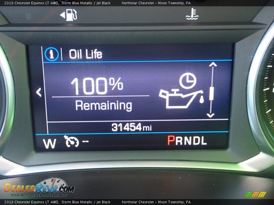 2019 Chevrolet Equinox LT AWD Storm Blue Metallic / Jet Black Photo #29