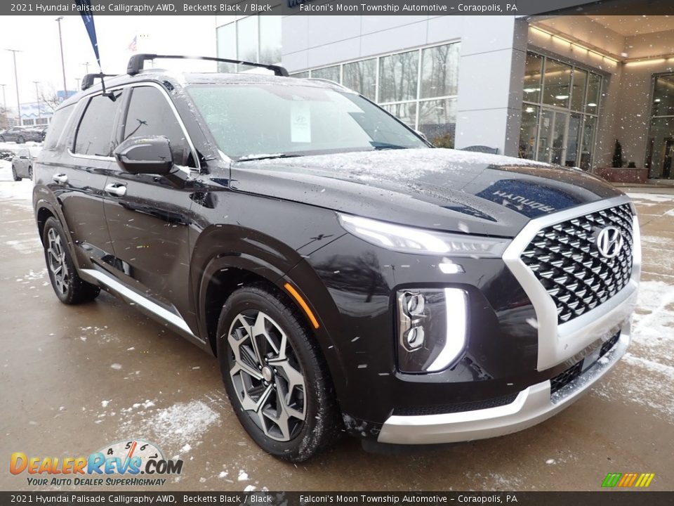 Becketts Black 2021 Hyundai Palisade Calligraphy AWD Photo #9