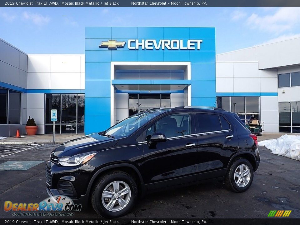 2019 Chevrolet Trax LT AWD Mosaic Black Metallic / Jet Black Photo #1