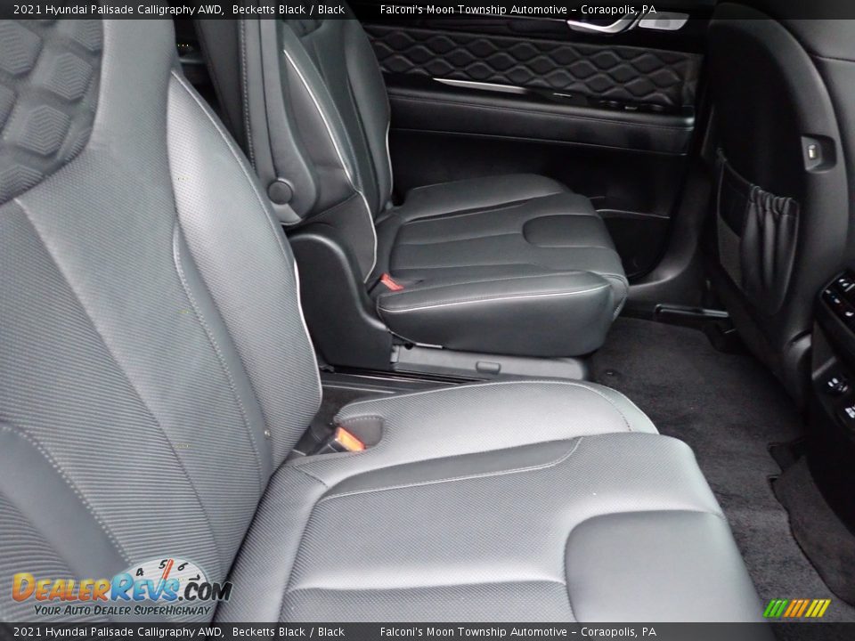 Rear Seat of 2021 Hyundai Palisade Calligraphy AWD Photo #17