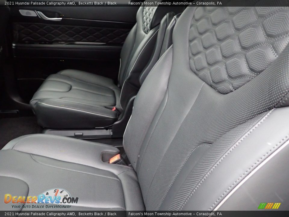 Rear Seat of 2021 Hyundai Palisade Calligraphy AWD Photo #20