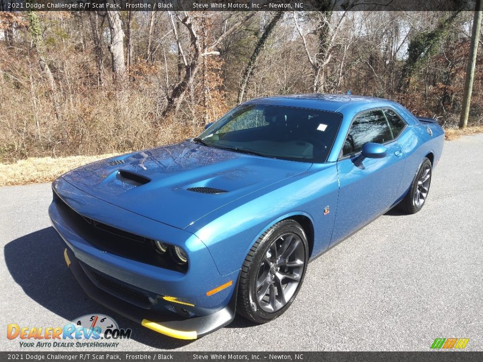 2021 Dodge Challenger R/T Scat Pack Frostbite / Black Photo #2