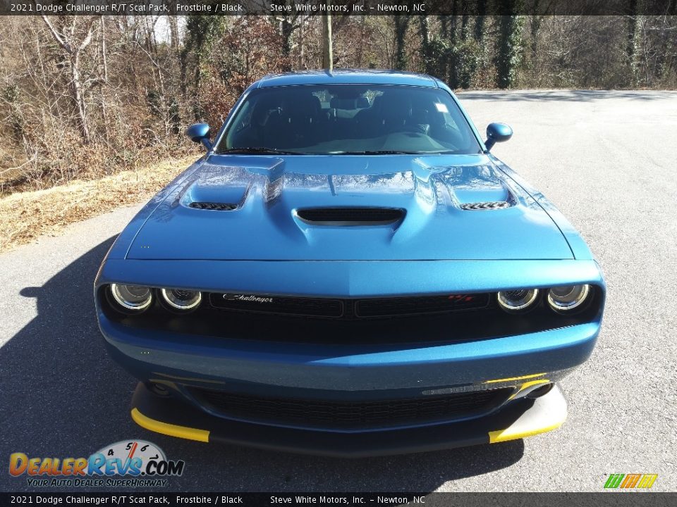 2021 Dodge Challenger R/T Scat Pack Frostbite / Black Photo #3