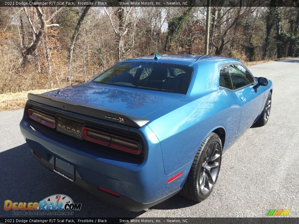 2021 Dodge Challenger R/T Scat Pack Frostbite / Black Photo #6