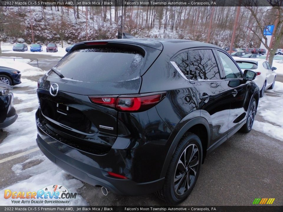 2022 Mazda CX-5 S Premium Plus AWD Jet Black Mica / Black Photo #2