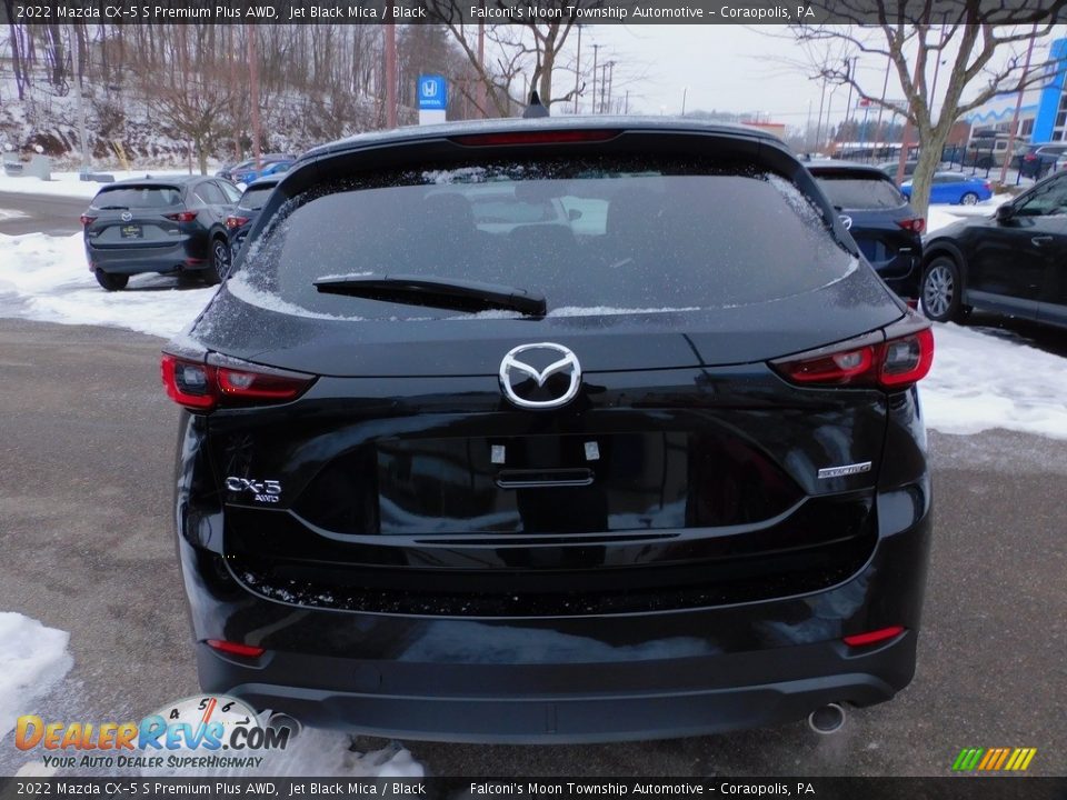 2022 Mazda CX-5 S Premium Plus AWD Jet Black Mica / Black Photo #3