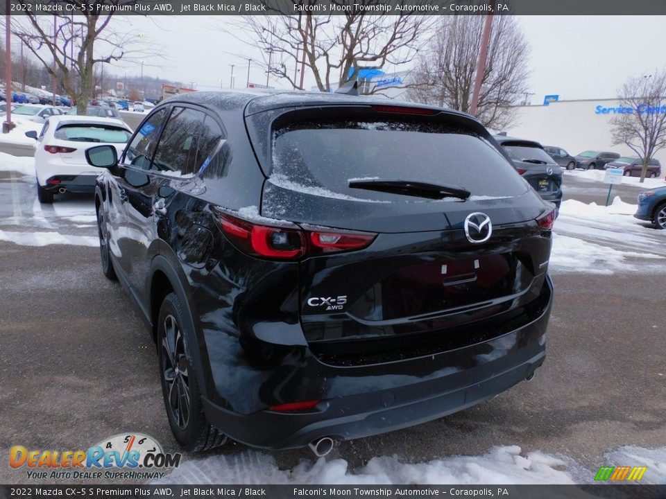 2022 Mazda CX-5 S Premium Plus AWD Jet Black Mica / Black Photo #5