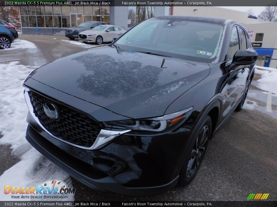 2022 Mazda CX-5 S Premium Plus AWD Jet Black Mica / Black Photo #7