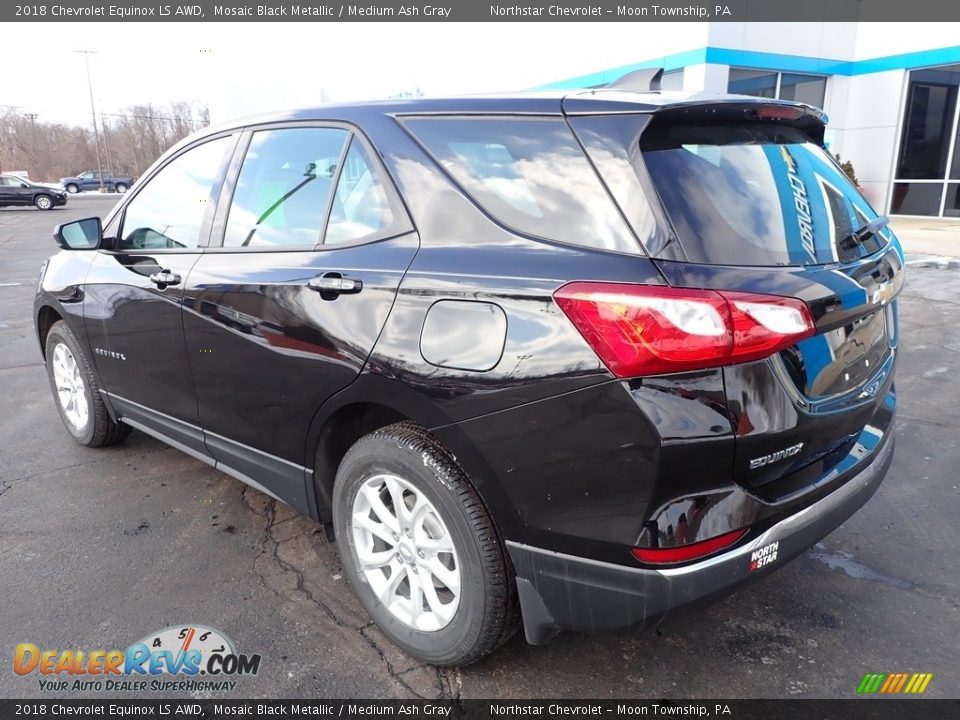 2018 Chevrolet Equinox LS AWD Mosaic Black Metallic / Medium Ash Gray Photo #4