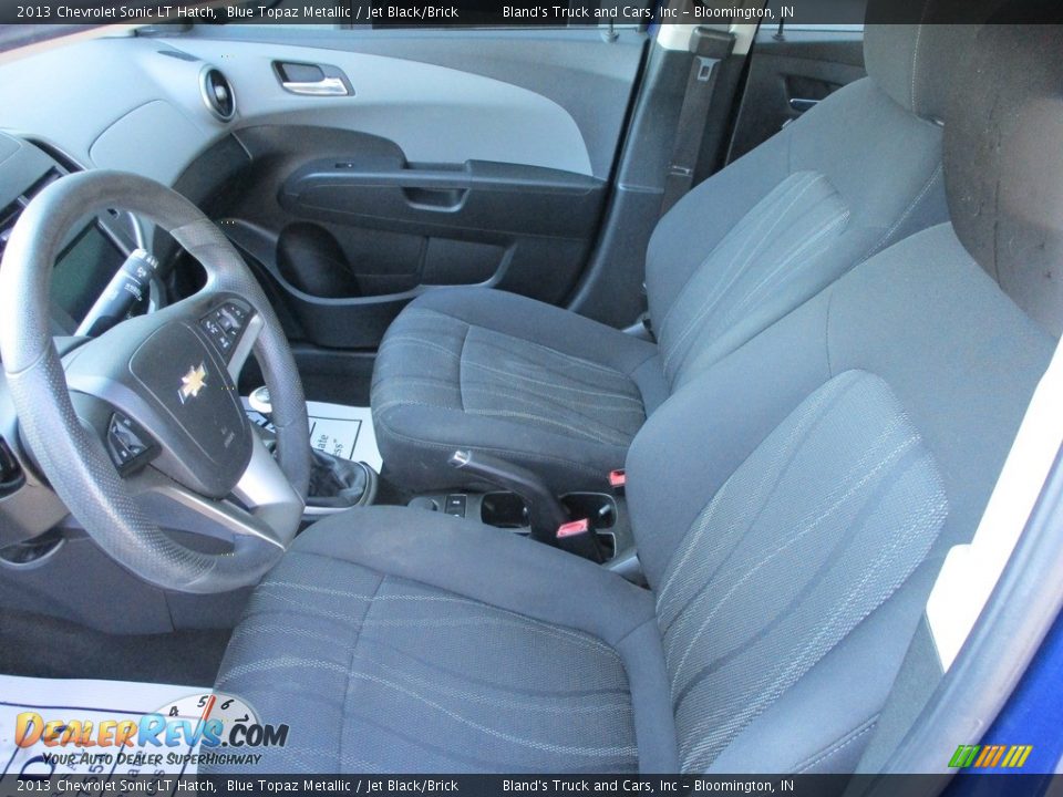 Front Seat of 2013 Chevrolet Sonic LT Hatch Photo #7