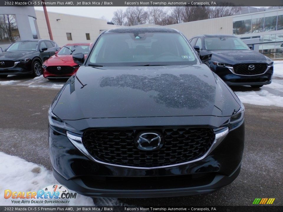 2022 Mazda CX-5 S Premium Plus AWD Jet Black Mica / Black Photo #8