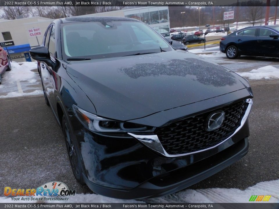 2022 Mazda CX-5 S Premium Plus AWD Jet Black Mica / Black Photo #9