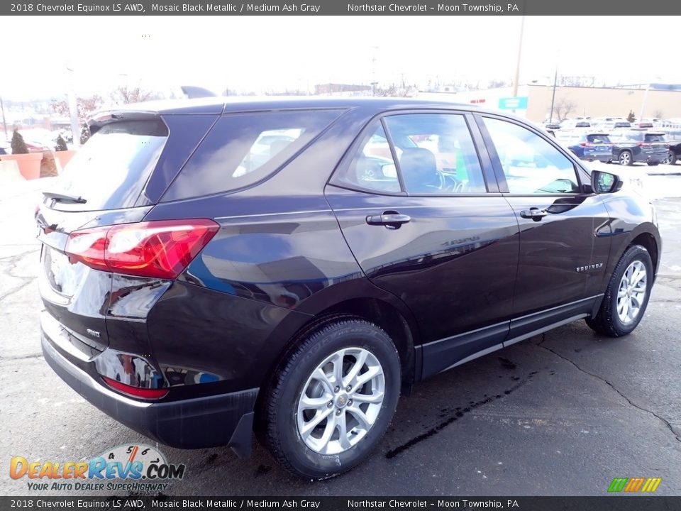 2018 Chevrolet Equinox LS AWD Mosaic Black Metallic / Medium Ash Gray Photo #9
