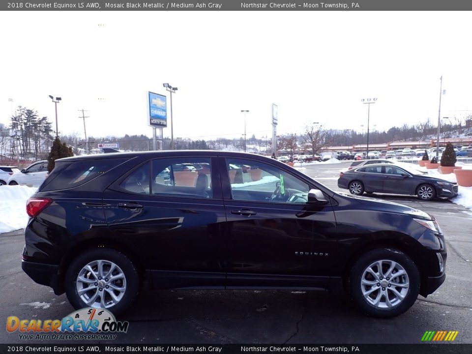 2018 Chevrolet Equinox LS AWD Mosaic Black Metallic / Medium Ash Gray Photo #10