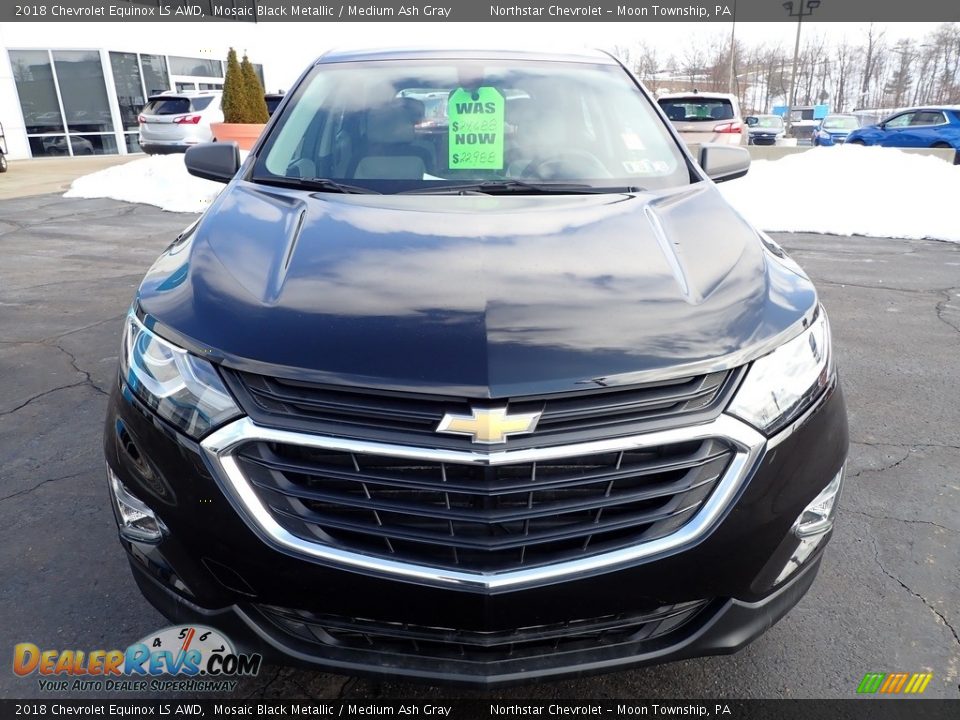 2018 Chevrolet Equinox LS AWD Mosaic Black Metallic / Medium Ash Gray Photo #13
