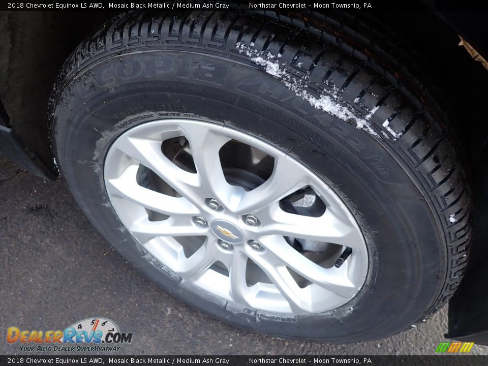 2018 Chevrolet Equinox LS AWD Mosaic Black Metallic / Medium Ash Gray Photo #14