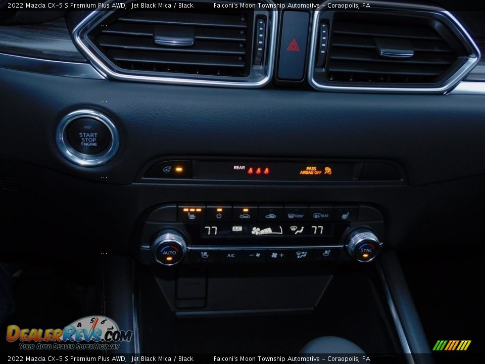 2022 Mazda CX-5 S Premium Plus AWD Jet Black Mica / Black Photo #19