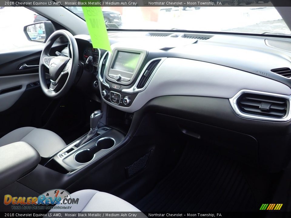 2018 Chevrolet Equinox LS AWD Mosaic Black Metallic / Medium Ash Gray Photo #16