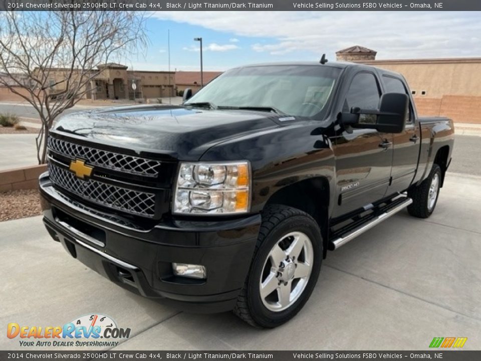 2014 Chevrolet Silverado 2500HD LT Crew Cab 4x4 Black / Light Titanium/Dark Titanium Photo #1