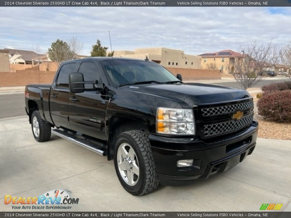 2014 Chevrolet Silverado 2500HD LT Crew Cab 4x4 Black / Light Titanium/Dark Titanium Photo #2