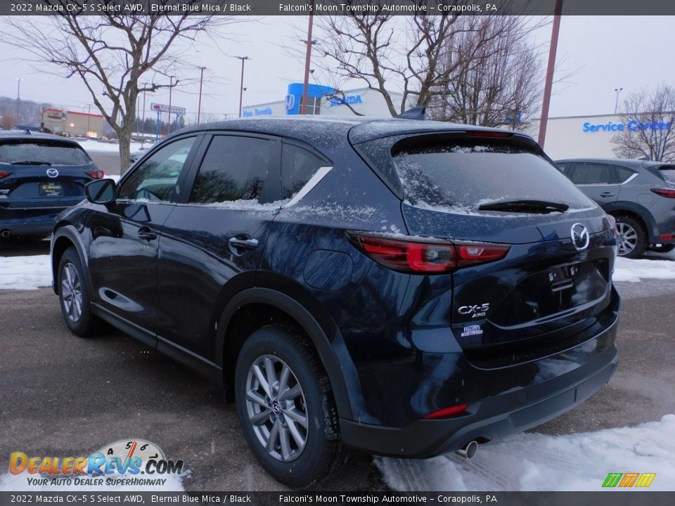 2022 Mazda CX-5 S Select AWD Eternal Blue Mica / Black Photo #5