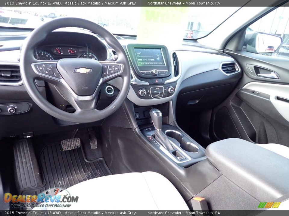 2018 Chevrolet Equinox LS AWD Mosaic Black Metallic / Medium Ash Gray Photo #22