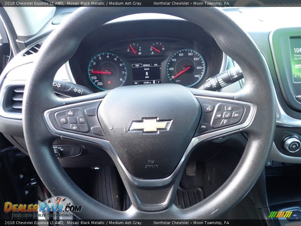 2018 Chevrolet Equinox LS AWD Mosaic Black Metallic / Medium Ash Gray Photo #26