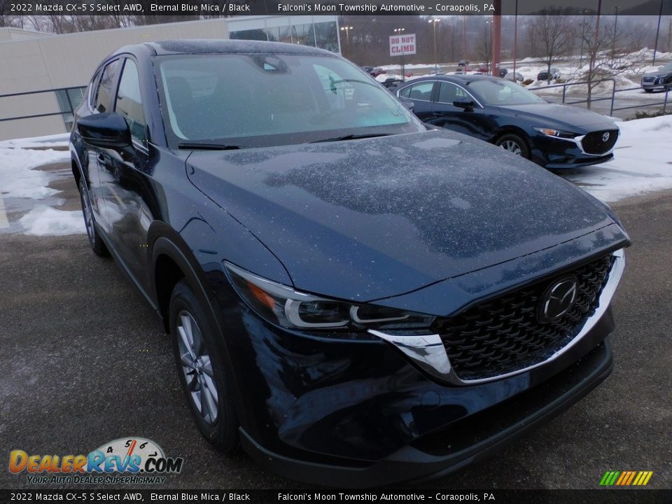 2022 Mazda CX-5 S Select AWD Eternal Blue Mica / Black Photo #9