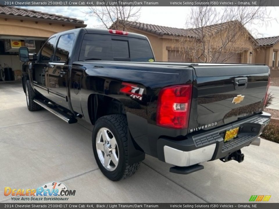 2014 Chevrolet Silverado 2500HD LT Crew Cab 4x4 Black / Light Titanium/Dark Titanium Photo #14