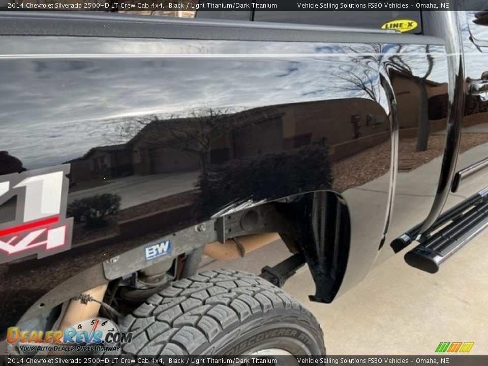 2014 Chevrolet Silverado 2500HD LT Crew Cab 4x4 Black / Light Titanium/Dark Titanium Photo #15