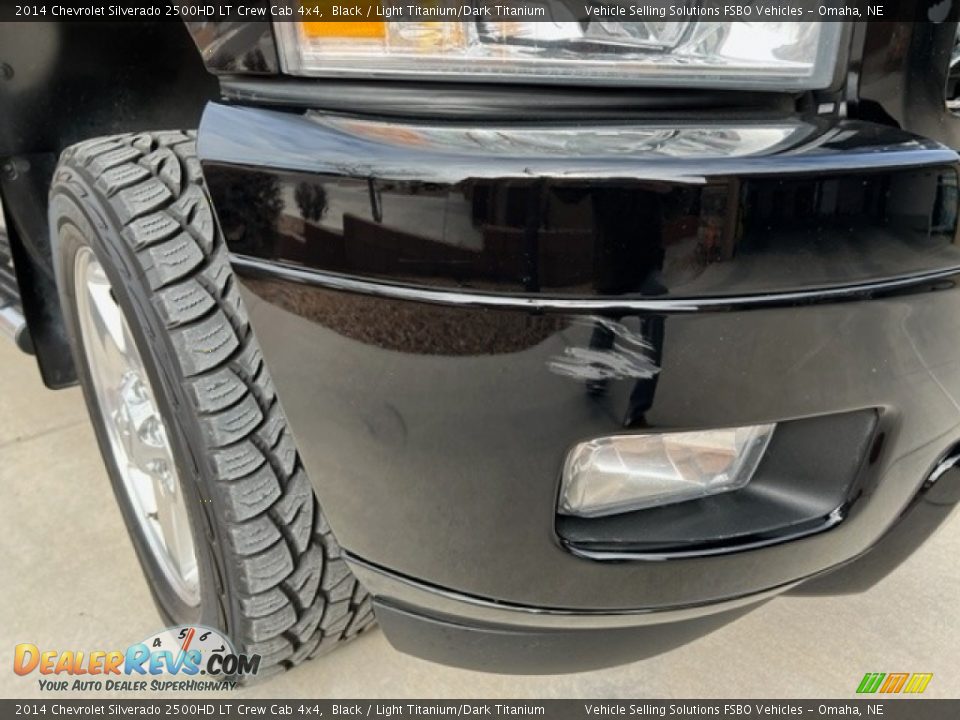 2014 Chevrolet Silverado 2500HD LT Crew Cab 4x4 Black / Light Titanium/Dark Titanium Photo #16