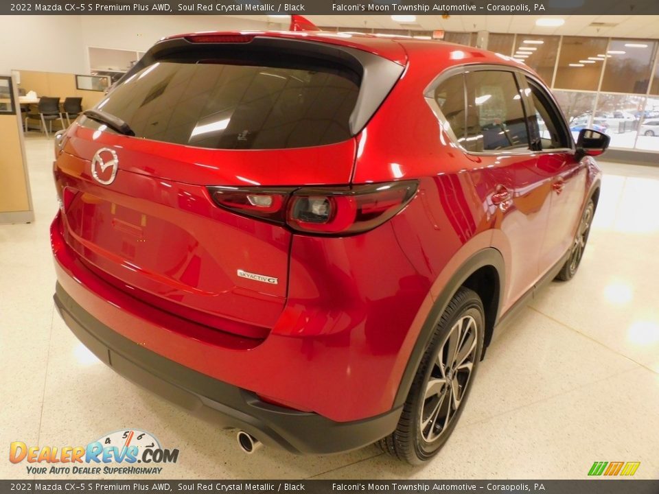 2022 Mazda CX-5 S Premium Plus AWD Soul Red Crystal Metallic / Black Photo #2