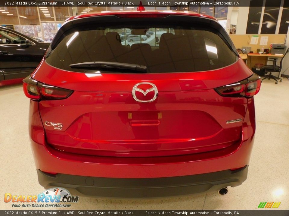 2022 Mazda CX-5 S Premium Plus AWD Soul Red Crystal Metallic / Black Photo #3