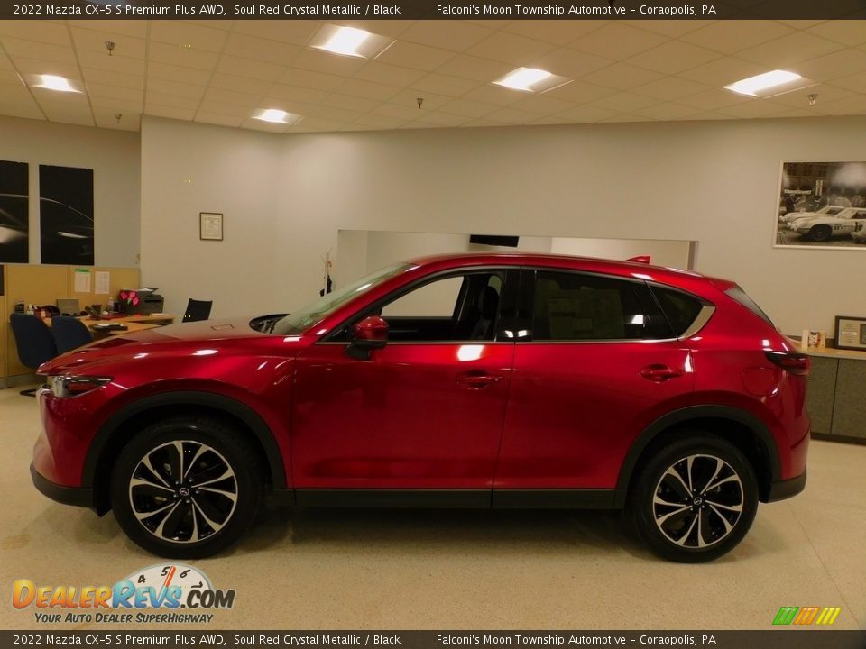 2022 Mazda CX-5 S Premium Plus AWD Soul Red Crystal Metallic / Black Photo #6