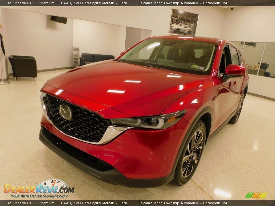 2022 Mazda CX-5 S Premium Plus AWD Soul Red Crystal Metallic / Black Photo #7