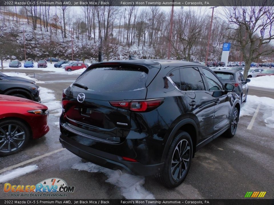 2022 Mazda CX-5 S Premium Plus AWD Jet Black Mica / Black Photo #2