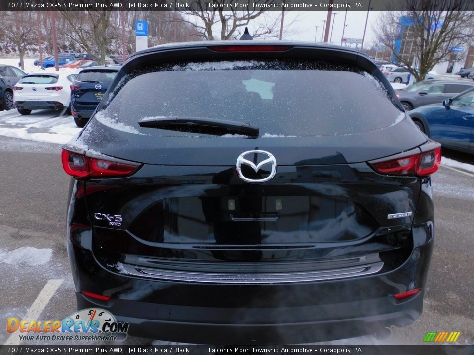 2022 Mazda CX-5 S Premium Plus AWD Jet Black Mica / Black Photo #3