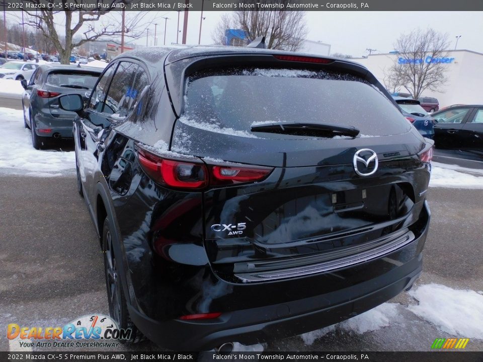 2022 Mazda CX-5 S Premium Plus AWD Jet Black Mica / Black Photo #5