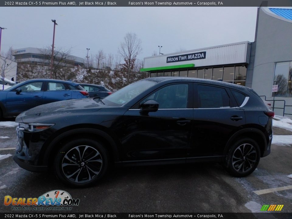 2022 Mazda CX-5 S Premium Plus AWD Jet Black Mica / Black Photo #6