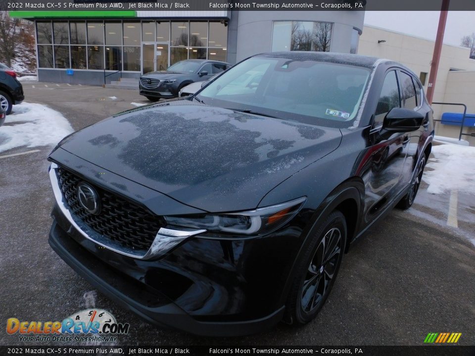 2022 Mazda CX-5 S Premium Plus AWD Jet Black Mica / Black Photo #7