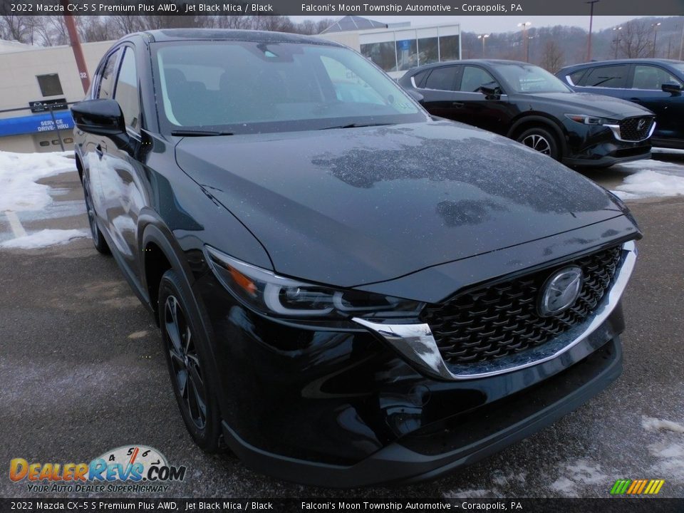 2022 Mazda CX-5 S Premium Plus AWD Jet Black Mica / Black Photo #9