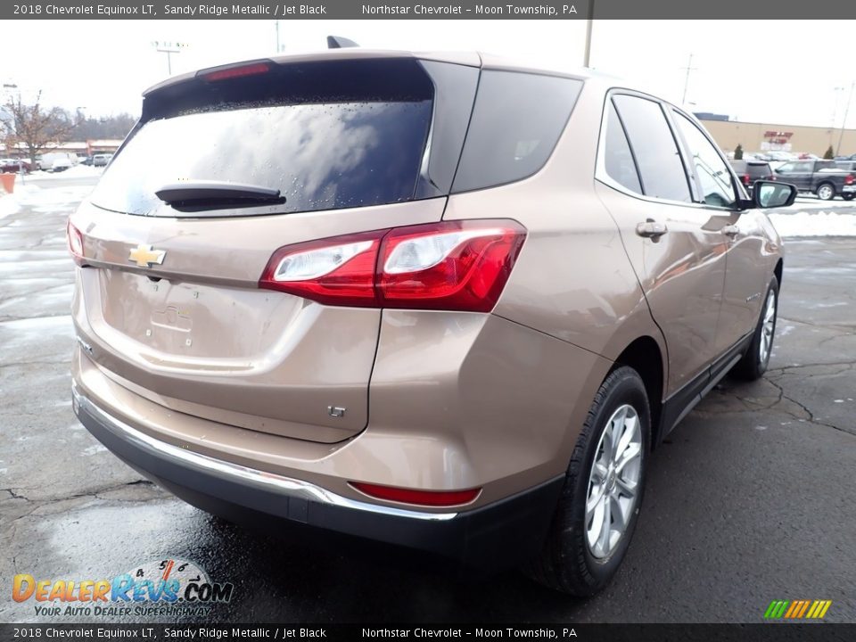 2018 Chevrolet Equinox LT Sandy Ridge Metallic / Jet Black Photo #8