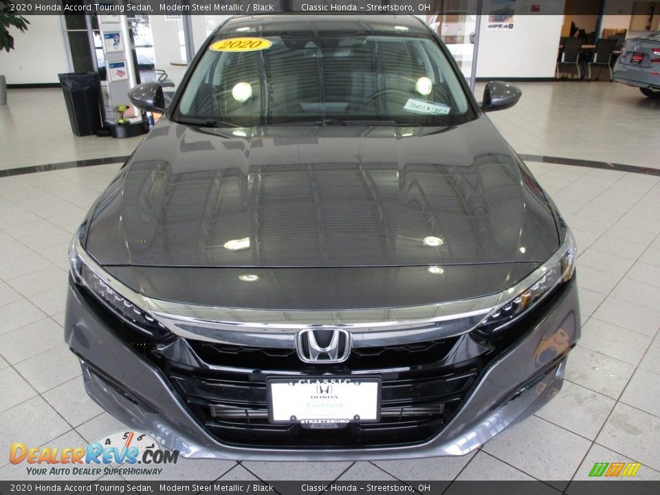 2020 Honda Accord Touring Sedan Modern Steel Metallic / Black Photo #2