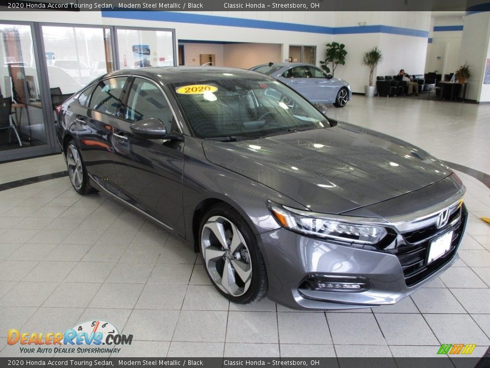 2020 Honda Accord Touring Sedan Modern Steel Metallic / Black Photo #3