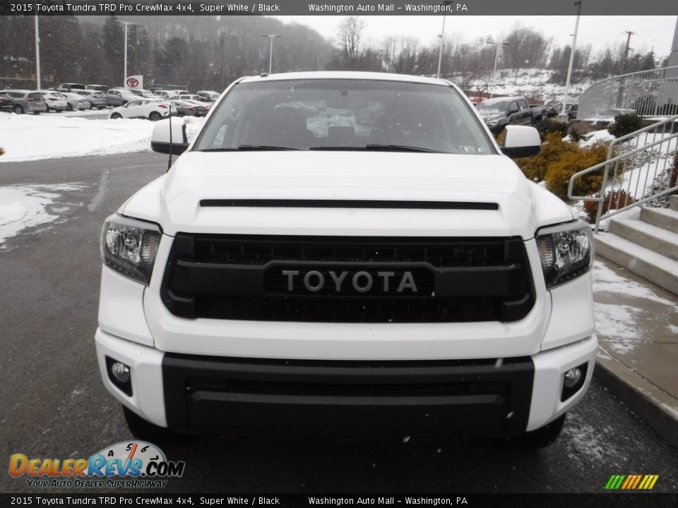 2015 Toyota Tundra TRD Pro CrewMax 4x4 Super White / Black Photo #12