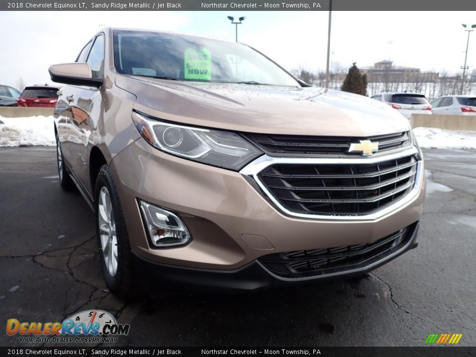 2018 Chevrolet Equinox LT Sandy Ridge Metallic / Jet Black Photo #12