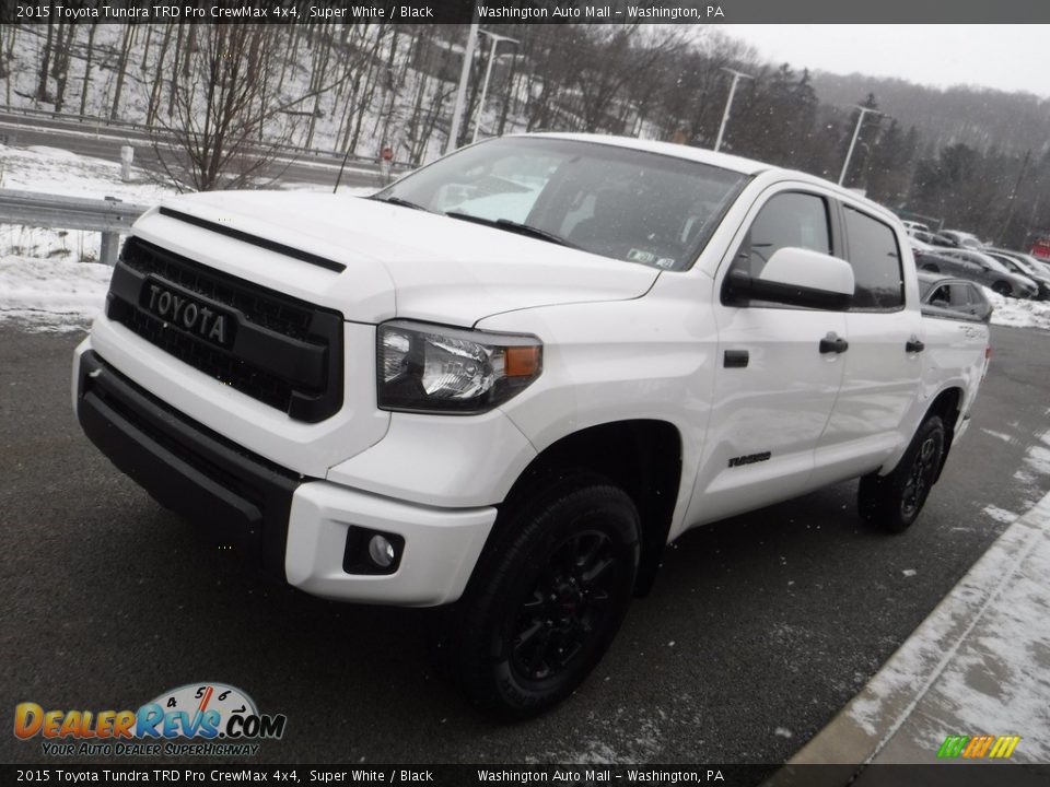 2015 Toyota Tundra TRD Pro CrewMax 4x4 Super White / Black Photo #13