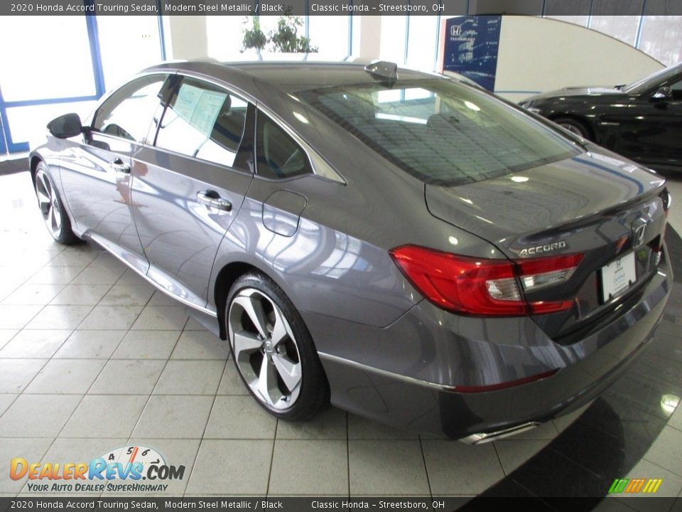 2020 Honda Accord Touring Sedan Modern Steel Metallic / Black Photo #9